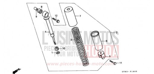 COUSSIN ARRIERE PK50L de 1990